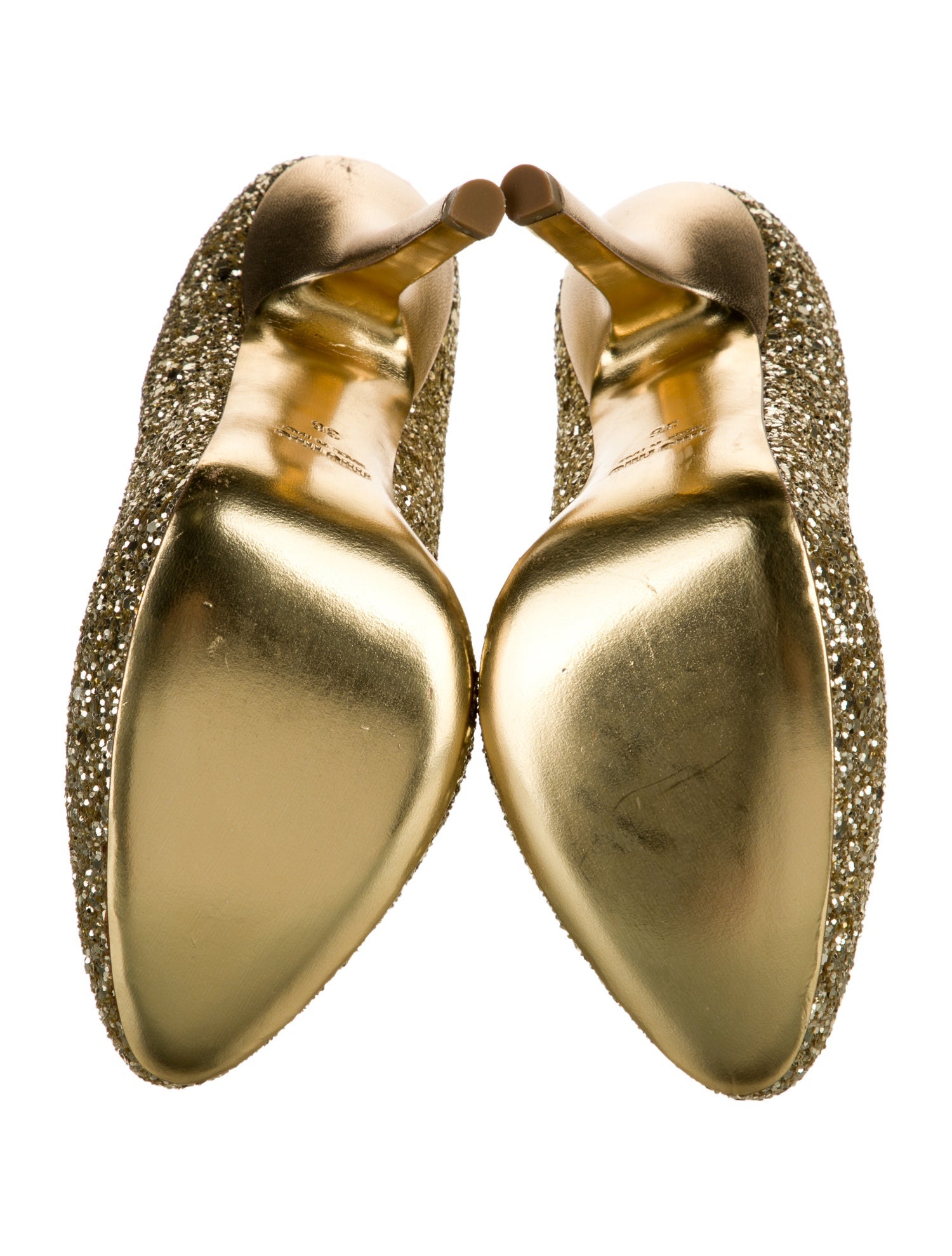 Miu Miu Glitter Glitter Accents Pumps